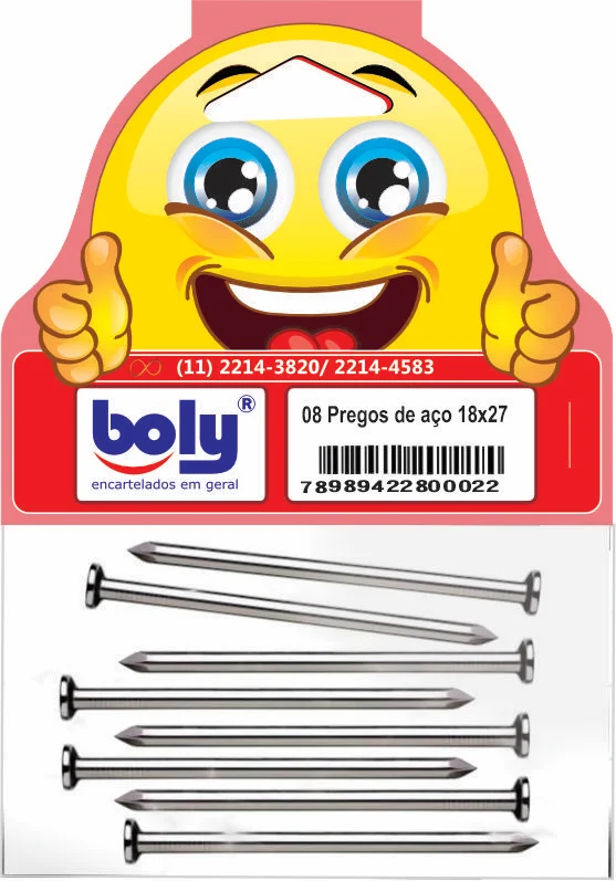 Produto encartelado